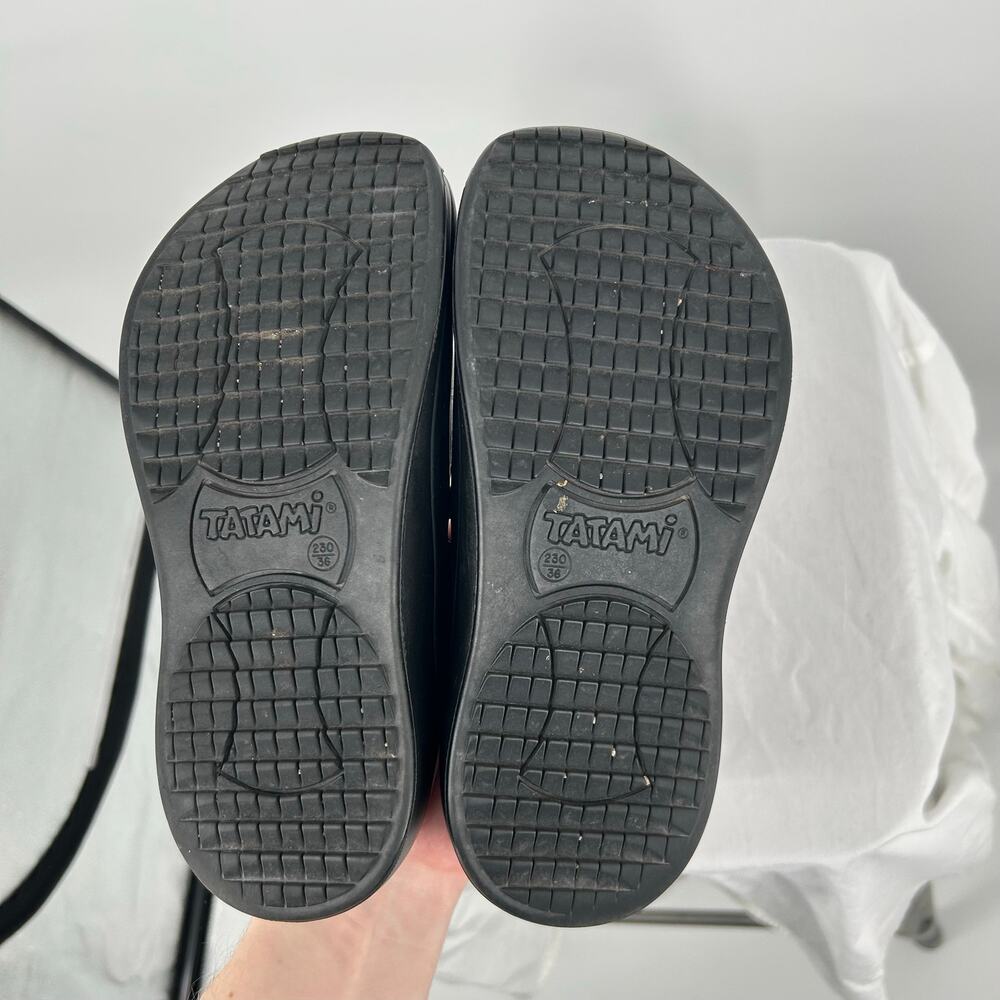 Women's Black Leather Birkenstock Tatami Mary Jane Bow Slip On Clogs EU 36 US 5 - Picture 8 of 8